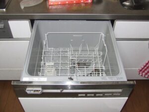 60㎝スライド食洗機の取替交換工事　ノーリツキッチン　使わない